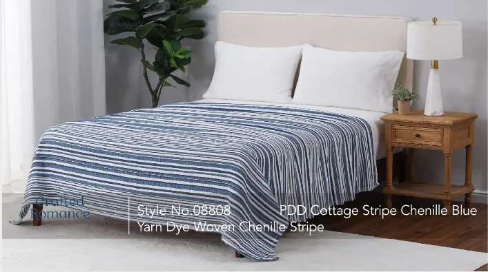 Product preview — Yarn Dye Woven Chenille Stripe