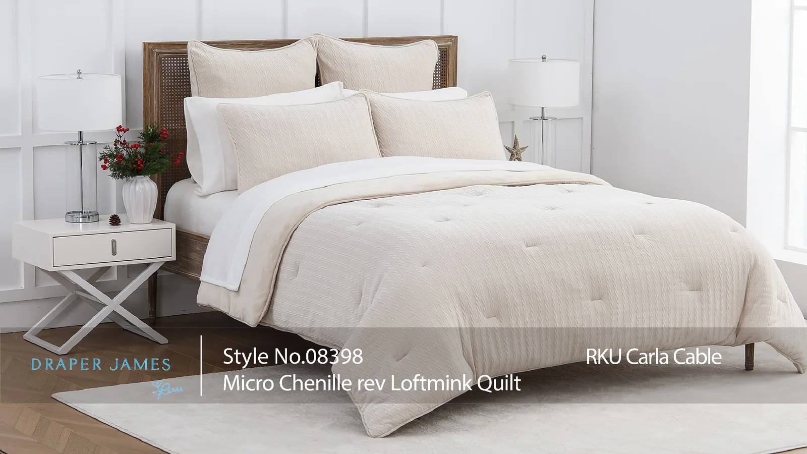 Product preview — Carla Cable Micro Chenille Comforter