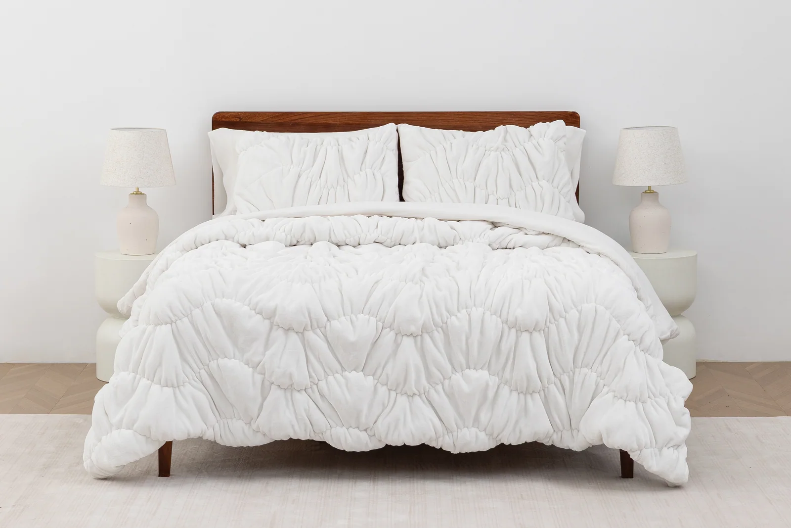 Product preview — Rouched Loftmink rev. Brushed Mcfb Comforter Set 