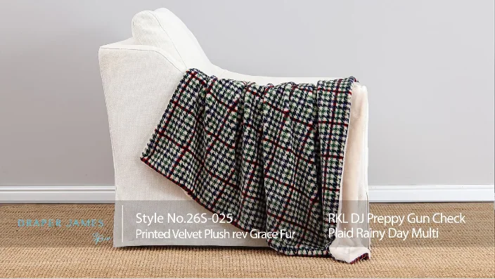 Product preview — Printed Velvet Plush Rev Grace Fur