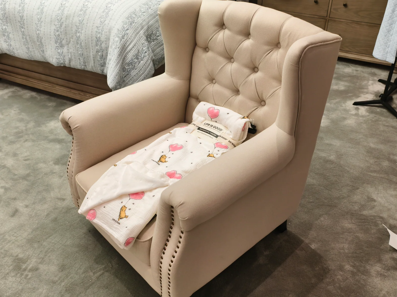Product preview — Printed Cotton Gauze Rev Flannel Throw